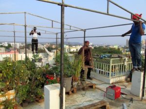 Shade House Structure Construction Step 3