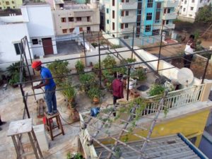 Shade House Structure Construction Step 4