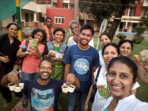 A Group Selfie with Mangoes