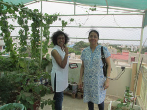 Participants got a chance to visit our model garden