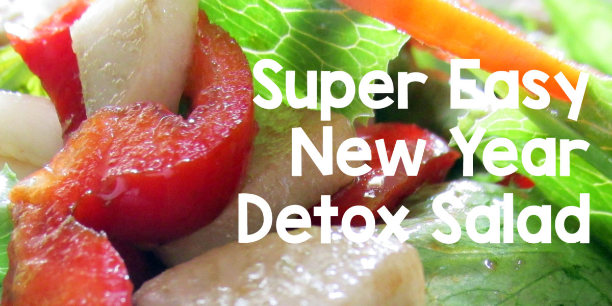 Easy new year detox salad