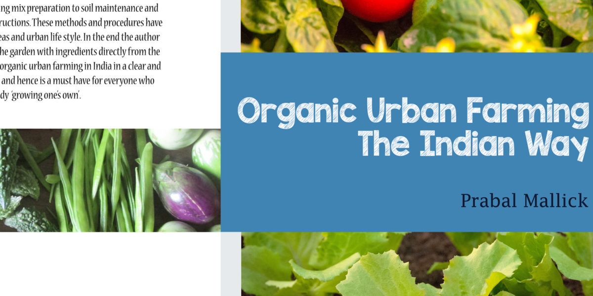 Printed book on organic urban farming